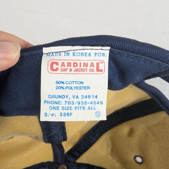 Marine Pollution Control Detroit London Padded Snapback Vintage Trucker Hat Blue - Picture 8 of 8